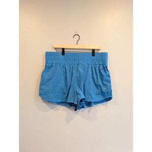 Joy Lab Athletic Shorts Blue Elastic Waist Built in Liner Activewear Size XL
